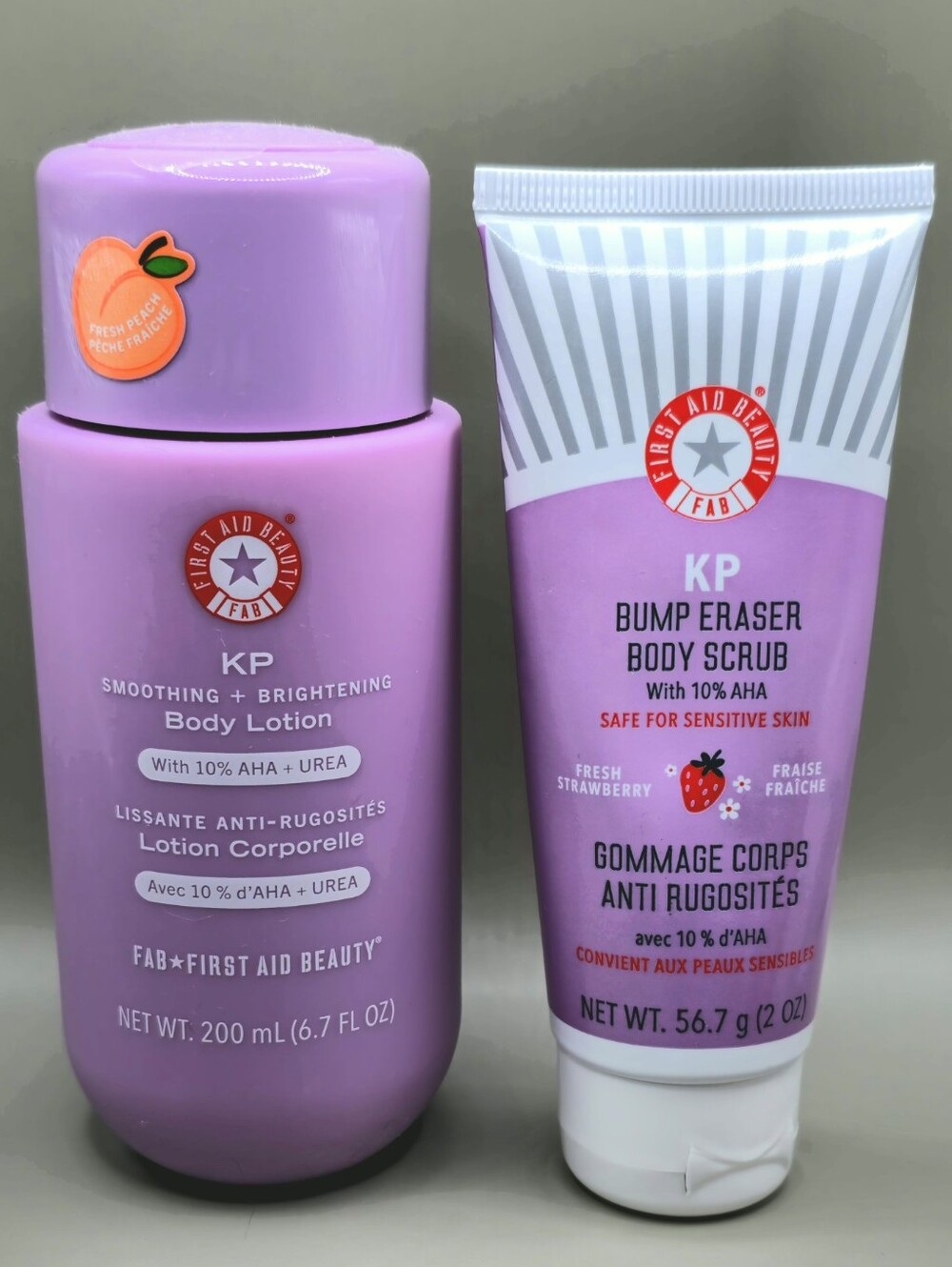 First Aid Beauty Lavender KP Smoothing + Bump Eraser Duo
